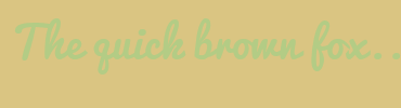 Image with Font Color B3CC85 and Background Color DAC582